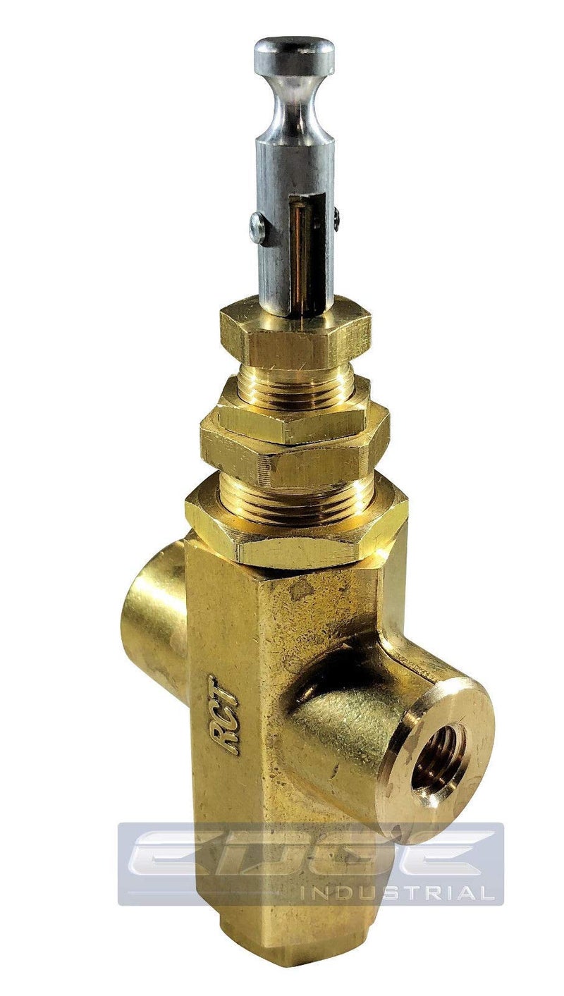 conrader PILOT CROSS UNLOADER VALVE MOUNTING BOSS AIR COMPRESSOR, 1/4" FEMALE NPT FNPT (140-175 PSI) - Image 1
